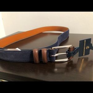 NWT Brooks Brothers Suede Belt